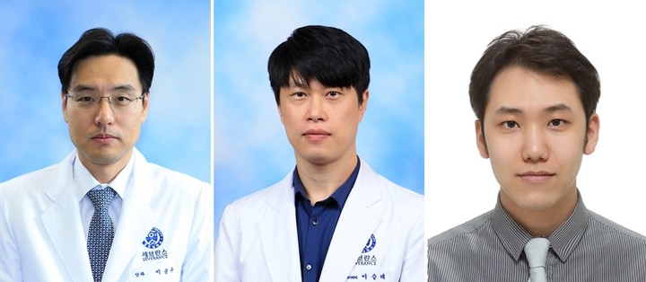 왼쪽부터 이승규 교수, 이승태 교수, 이준원 교수. ⓒ 세브란스병원