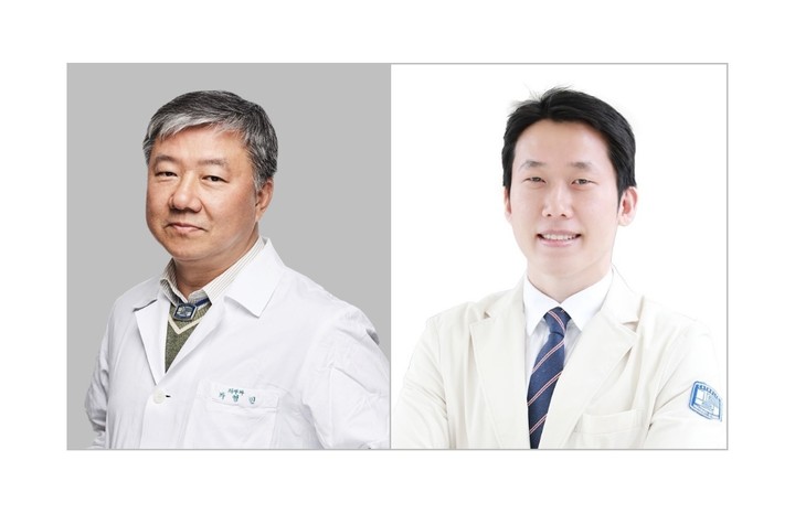 왼쪽부터 박영민 교수, 김영호 임상강사