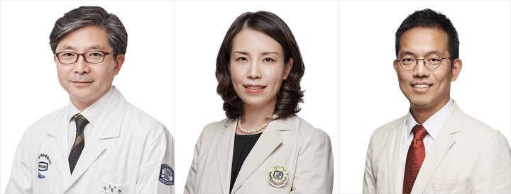 (왼쪽부터) 서울성모병원 안센터 김현승, 정소향, 변용수 교수 ⓒ 서울성모병원